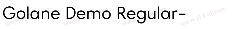 Golane Demo Regular字体转换